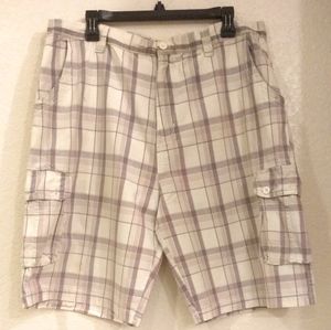 Airwalk striped light purple shorts